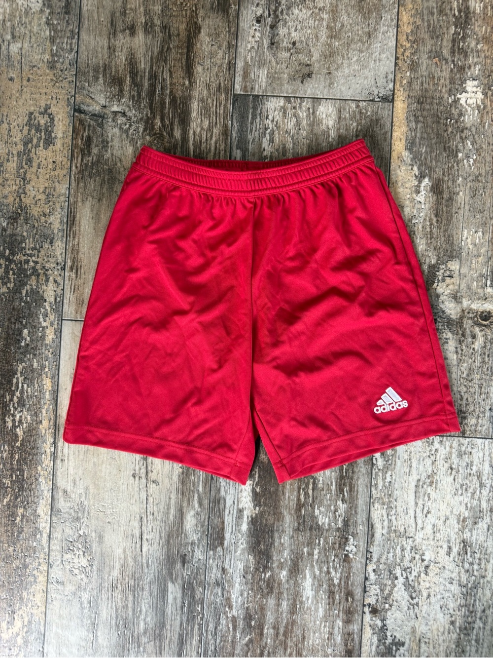 2 for $15 sale: NWT Adidas red soft soccer athletic shorts - M